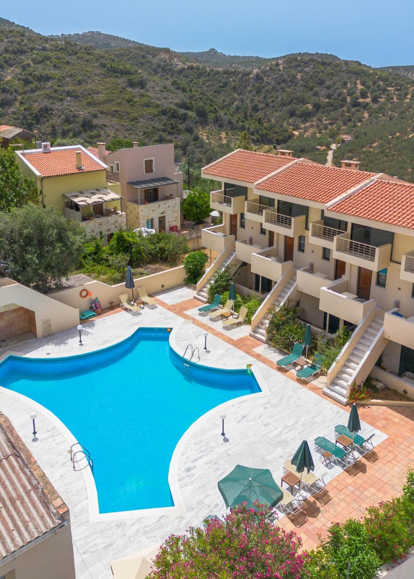 Orestis Hotel Sea View Apartments Sztalósz Kültér fotó